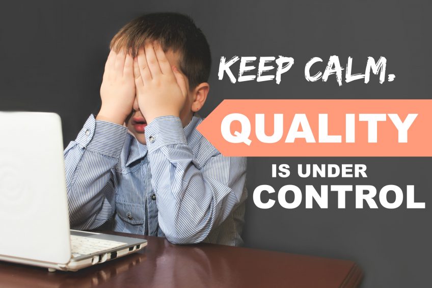 Quality control website tips