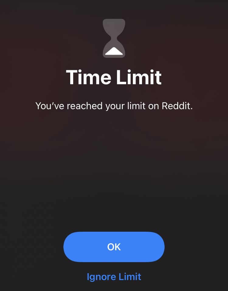 Time Limit on iPhone Devices