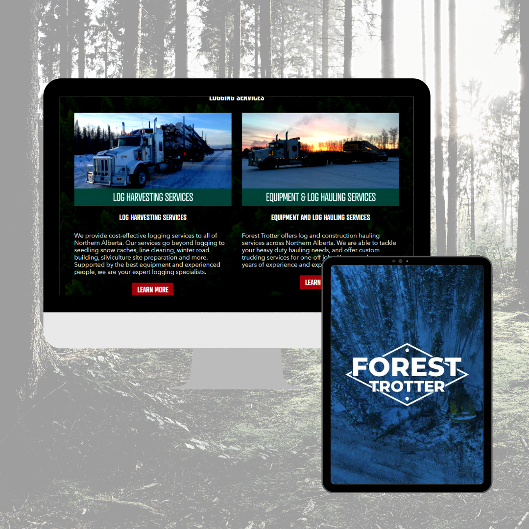 Forest Trotter Desktop & Tablet Mockup Post