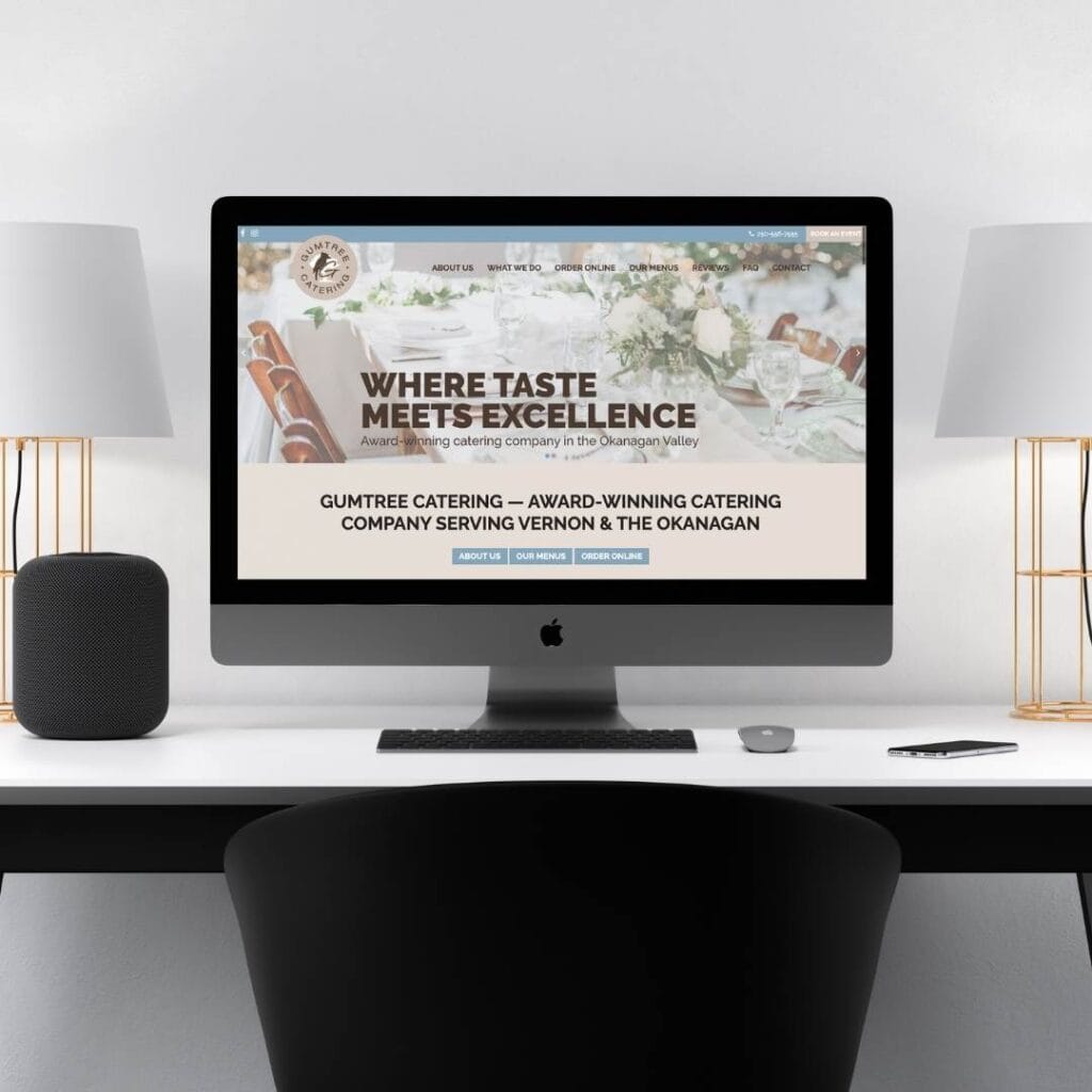 Website for Gumtree Catering