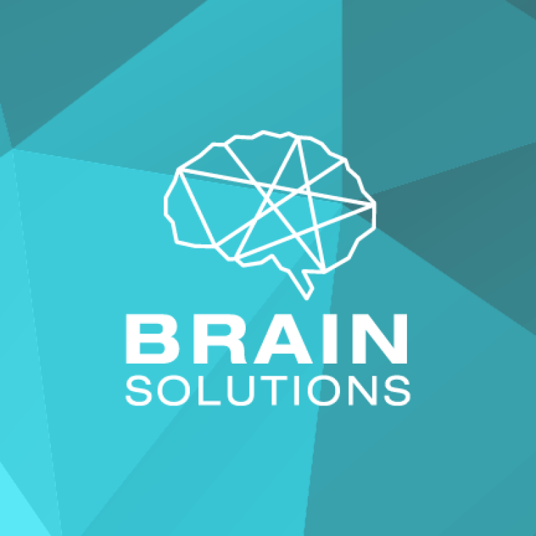 nine10 portfolio project brain solutions visual identity cover image